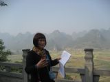 2012年江萍在贵州万峰林
